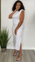 Angel of mine | white maxi dress